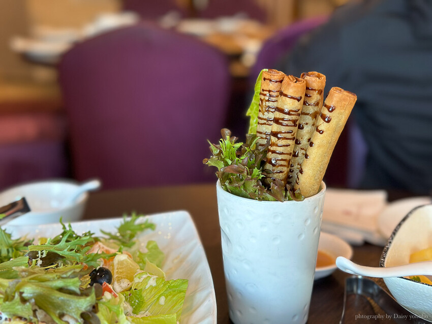 台南市東區漢來蔬食南紡店｜與各地有機農場契作的食材，創意精緻料理，台南素食者必吃！