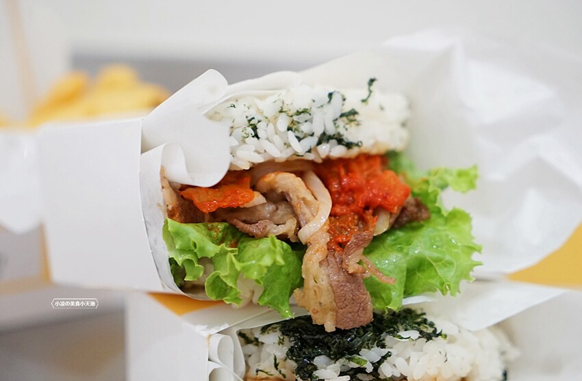 全台唯一傳統韓式米漢堡就在這！！米漢堡7種口味任你選，還有泡菜煎餅非點不可的道地口味！！！