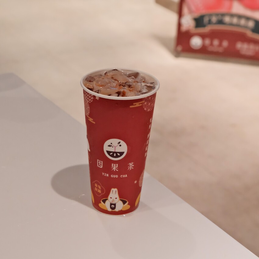 【微風南山飲料推薦】因果茶~信義區平價飲料只要50元起!免費獨家ㄤ姑粿珍珠、平價好吃可朗芙、職人豆磨豆花、招牌嫩仙草、日式復古甜點~因果茶菜單