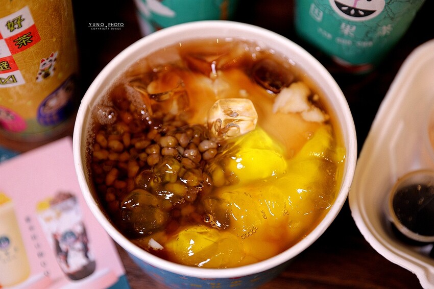 因果茶 Yin Guo Cha-微風南山|咀嚼控快筆記~用喝的紅龜粿?現做可朗芙、滑順豆花也不能錯過 台北手搖推薦