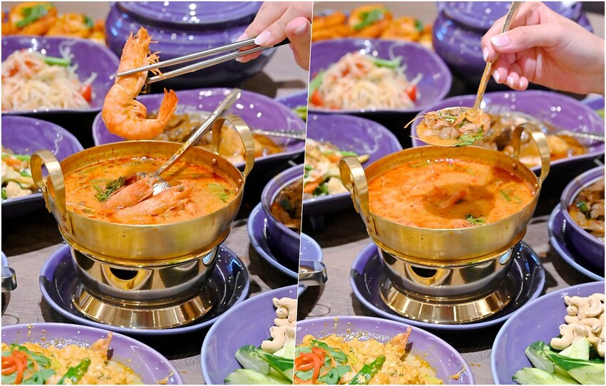 台中LaLaport新開幕大客滿 母親節限定套餐12道菜超豐盛 來自泰國正宗泰式料理/NARA Thai Cuisine泰式料理