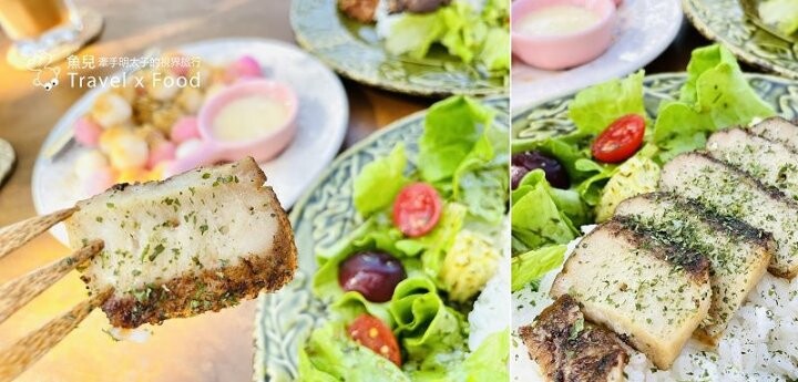 大地綠與三角帳蓬的田園風格，融合客家與現代的老宅咖啡館，一起來耍廢～Hakkafe’哈嘠廢 @魚兒 x 牽手明太子的「視」界旅行