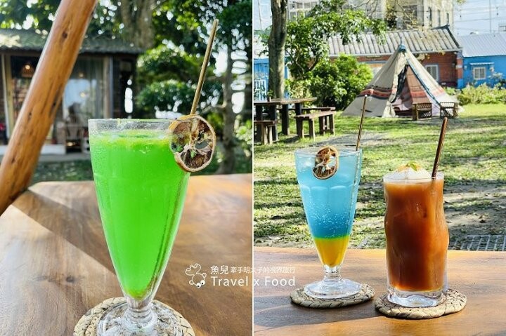 大地綠與三角帳蓬的田園風格，融合客家與現代的老宅咖啡館，一起來耍廢～Hakkafe’哈嘠廢 @魚兒 x 牽手明太子的「視」界旅行