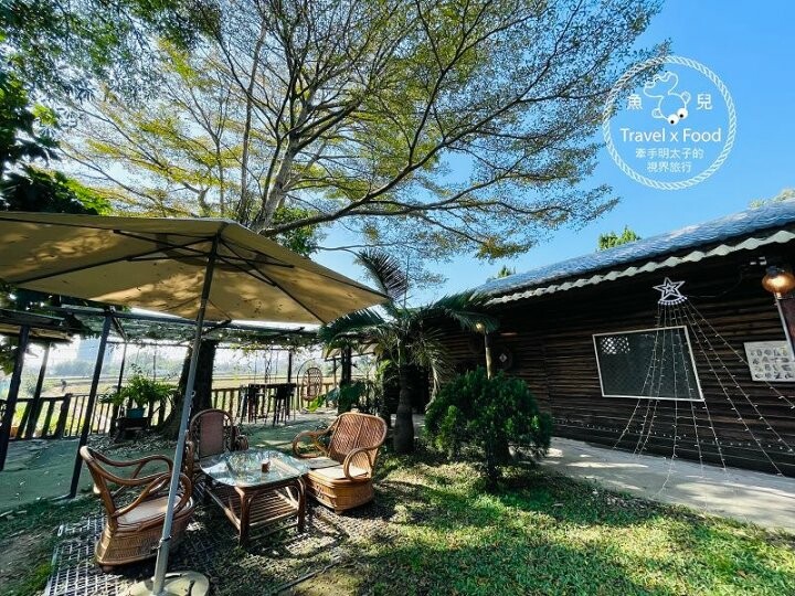 大地綠與三角帳蓬的田園風格，融合客家與現代的老宅咖啡館，一起來耍廢～Hakkafe’哈嘠廢 @魚兒 x 牽手明太子的「視」界旅行