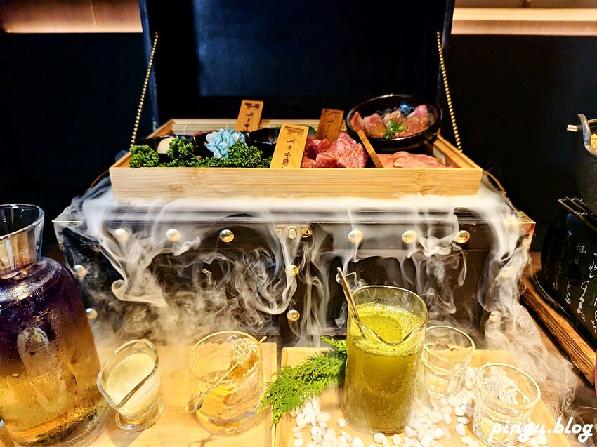 山鯨本家．HONKE｜奢華和牛饗宴 台中西屯高檔燒肉推薦 免費和服體驗 - 小企鵝生活趣