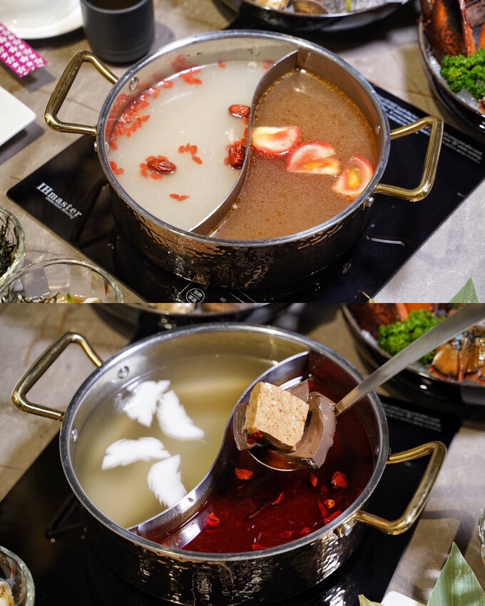 【新竹美食】竹北遠百周邊新開幕「酉Shabu」精緻鍋物，有現撈生猛海鮮、豐富蔬菜自助吧！氣派的裝潢特別適合聚餐，更有多間包廂可以預約～ - 阿華田的美食日記