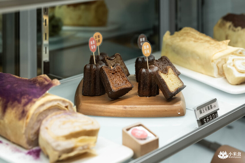 Rich Bear 瑞瑞食研所｜台中新光三越中港店快閃｜2種口味乳香蛋糕捲，國王級美味巴斯克｜桃園甜點店｜可麗露推薦必吃 - 小米食