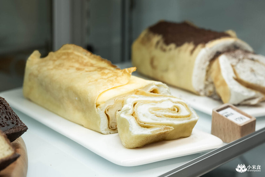 Rich Bear 瑞瑞食研所｜台中新光三越中港店快閃｜2種口味乳香蛋糕捲，國王級美味巴斯克｜桃園甜點店｜可麗露推薦必吃 - 小米食
