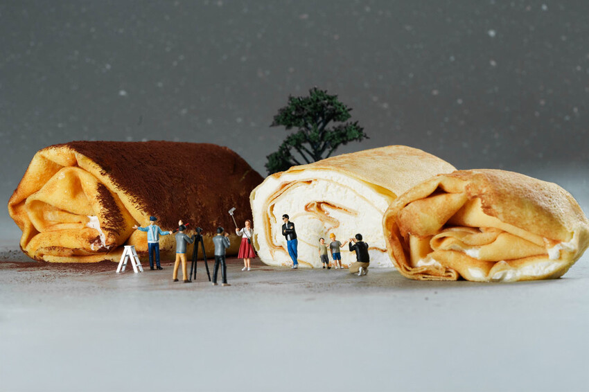 Rich Bear 瑞瑞食研所｜台中新光三越中港店快閃｜2種口味乳香蛋糕捲，國王級美味巴斯克｜桃園甜點店｜可麗露推薦必吃 - 小米食