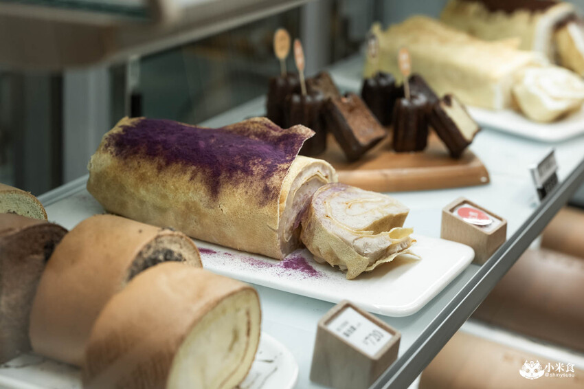 Rich Bear 瑞瑞食研所｜台中新光三越中港店快閃｜2種口味乳香蛋糕捲，國王級美味巴斯克｜桃園甜點店｜可麗露推薦必吃 - 小米食