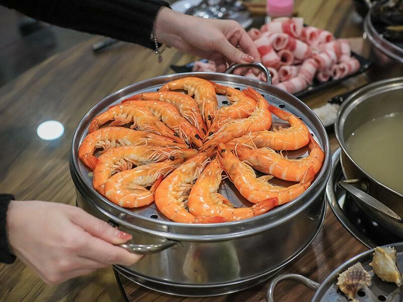 竹北牛13海鮮塔 藍鑽蝦、龍蝦、黃金蟹、淡菜現點現蒸 免開瓶費免服務費公司聚餐、尾牙最牛B