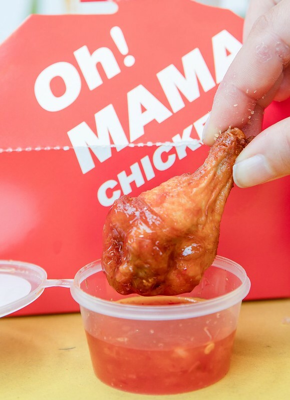 【台中-逢甲商圈美食】Oh!MAMA chicken美式炸雞.酥脆炸雞.四種獨門沾醬任意組合.中台灣炸雞新勢力