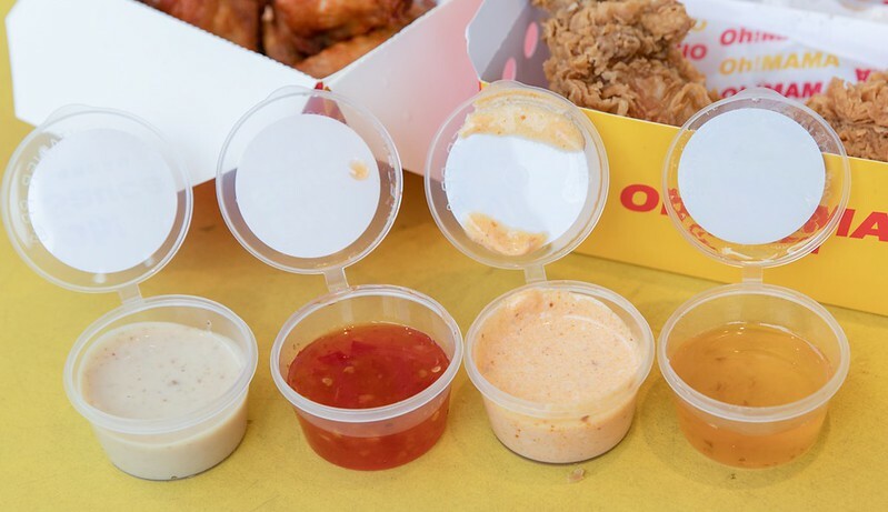 【台中-逢甲商圈美食】Oh!MAMA chicken美式炸雞.酥脆炸雞.四種獨門沾醬任意組合.中台灣炸雞新勢力