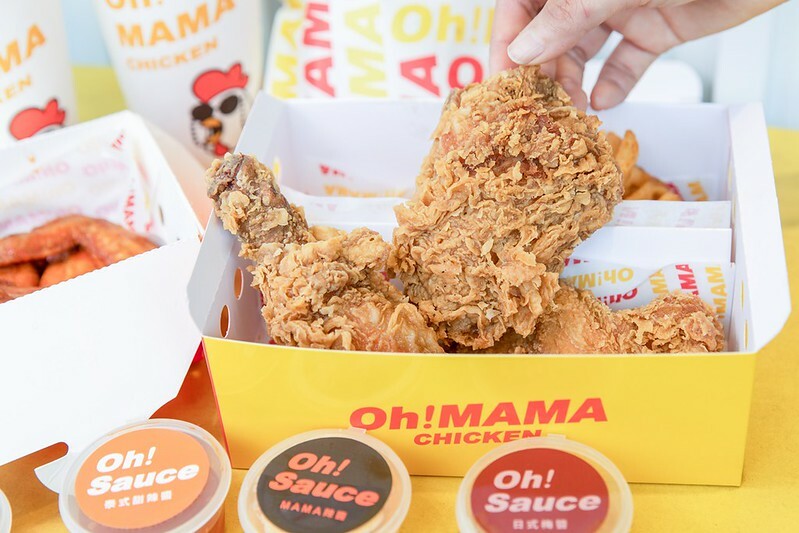 【台中-逢甲商圈美食】Oh!MAMA chicken美式炸雞.酥脆炸雞.四種獨門沾醬任意組合.中台灣炸雞新勢力