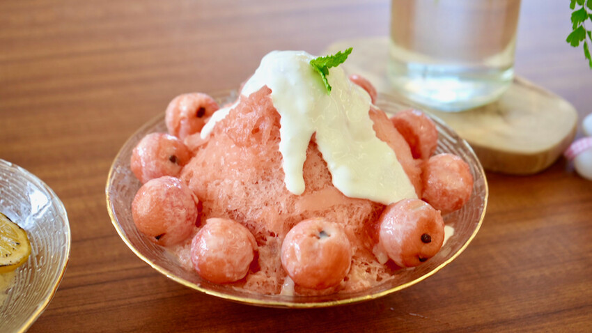 [新莊] 新開幕冰店「夏雪覓境」，用果汁製作的雪花冰！夏天必吃高CP創意冰品！