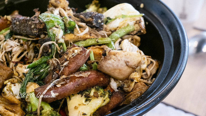 台中市北屯區文之森 蔬食餐飲圖書館| 麻辣干鍋…是素食庭園餐廳