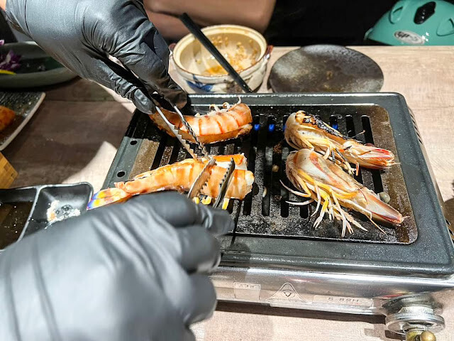 台北無菜單料理─上山走走日式燒肉台北華山店│推薦A5和牛、金箔冰淇淋、北海道生食級干貝、北海道生牛肉手卷