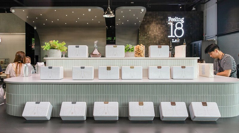 【南投咖啡甜點拌手禮】Feeling 18 LAB.埔里名店18度C巧克力工房2023全新品牌.咖啡x可頌麵包x精品甜點x伴手