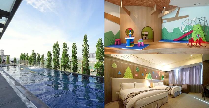 台中市南屯區台中芭蕾城堡酒店》頂級villa房型，泳池SPA好享受，不出國也能體驗異國風情的魅力