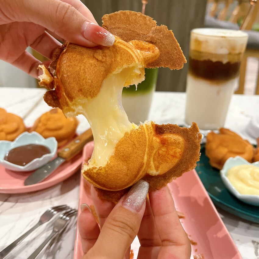 中壢超夯雞蛋糕—麥宅 Mike’s Home，高質感用餐環境還有提供咖啡茶飲，這次吃雞蛋糕不用再外帶啦