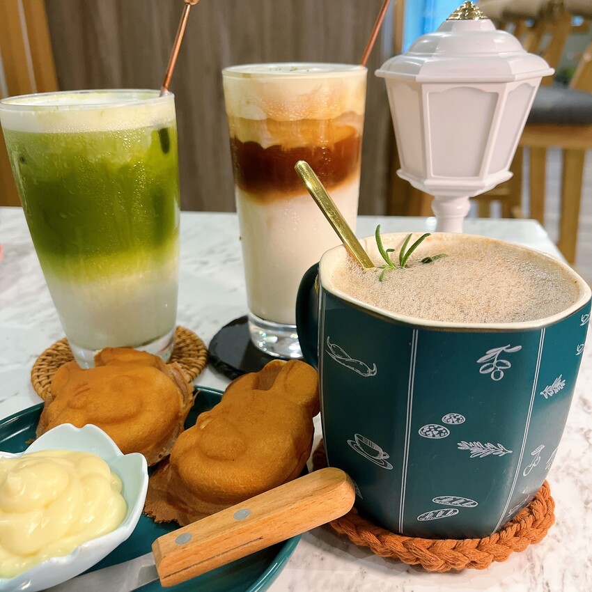 中壢超夯雞蛋糕—麥宅 Mike’s Home，高質感用餐環境還有提供咖啡茶飲，這次吃雞蛋糕不用再外帶啦