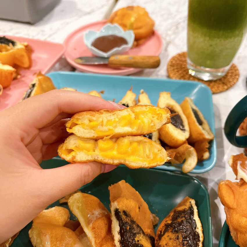 中壢超夯雞蛋糕—麥宅 Mike’s Home，高質感用餐環境還有提供咖啡茶飲，這次吃雞蛋糕不用再外帶啦