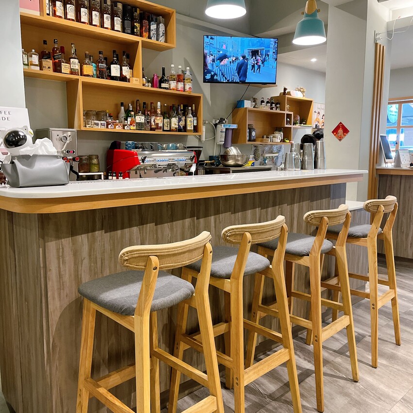 中壢超夯雞蛋糕—麥宅 Mike’s Home，高質感用餐環境還有提供咖啡茶飲，這次吃雞蛋糕不用再外帶啦