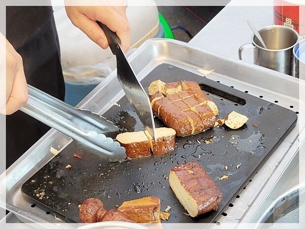 【豐原】灶腳古早味蒜香烏龍豆干~逛豐原太平洋夜市必吃夜市美食