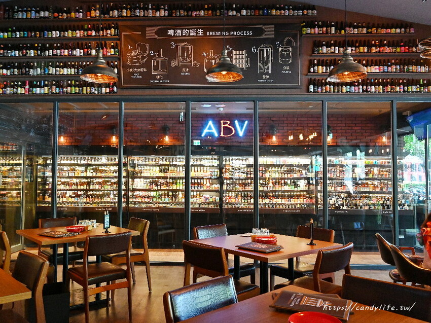 ABV地中海餐酒館台中概念店|台中厲害餐酒館推薦,全台唯一700款精釀啤酒廊道,不限用餐時間