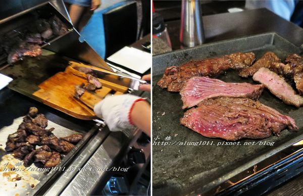 著火的牛阿根廷烤肉：大口吃肉，桌邊現切..    吃飽飽才准離開!!!   ..著火的牛阿根廷烤肉~