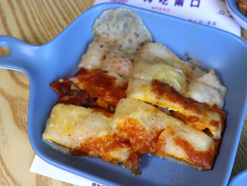 再吃兩口早午餐l台南必吃粉漿蛋餅/餐點多達百種選擇的平價早午餐店/近台南嘉南藥理大學.奇美博物館 - 進食的巨鼠
