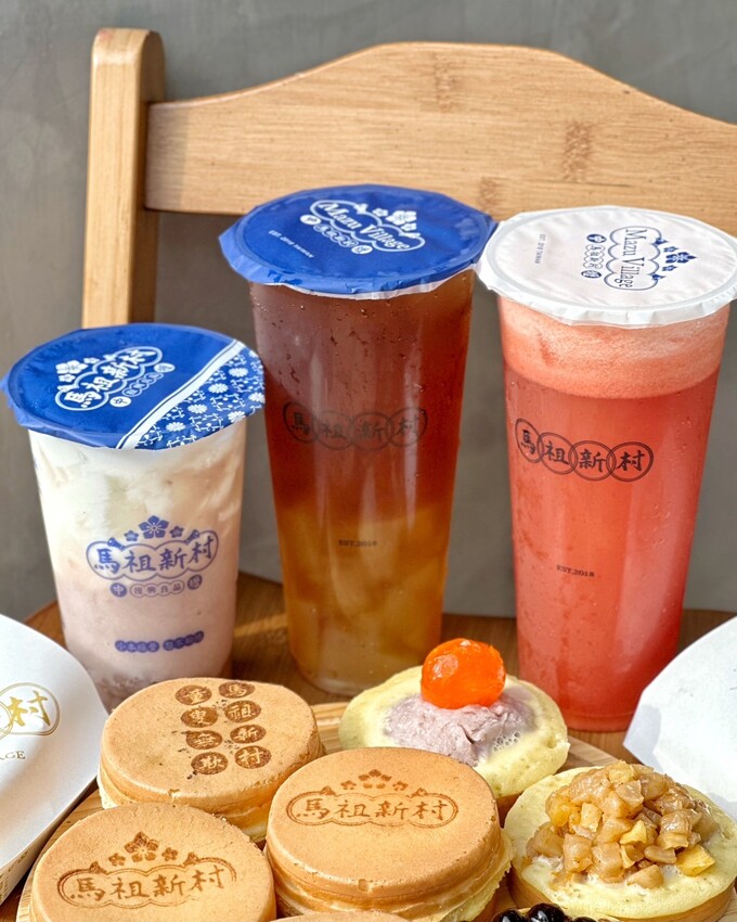新品報報！下午茶點心好夥伴「馬祖新村中壢SOGO店」推出全新爆餡車輪餅啦！激推「復刻塩味奶油、珍珠奶茶」，還有夏季限定的西瓜芒果系列飲品可以選擇！ - 阿華田的美食日記