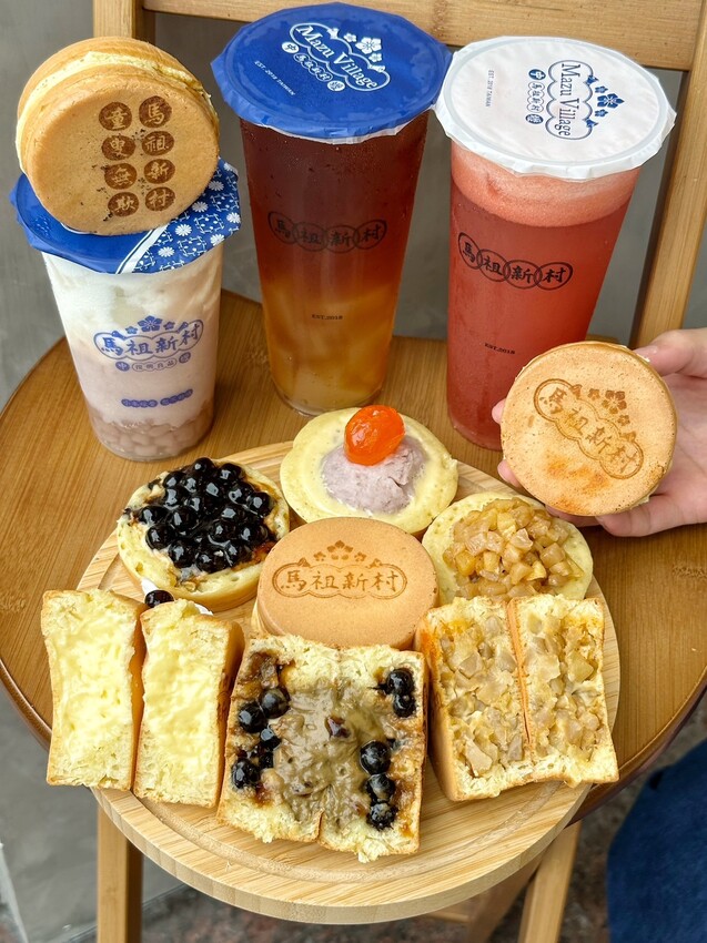 新品報報！下午茶點心好夥伴「馬祖新村中壢SOGO店」推出全新爆餡車輪餅啦！激推「復刻塩味奶油、珍珠奶茶」，還有夏季限定的西瓜芒果系列飲品可以選擇！ - 阿華田的美食日記