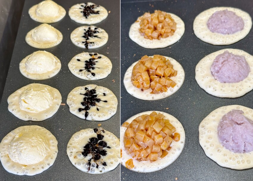 新品報報！下午茶點心好夥伴「馬祖新村中壢SOGO店」推出全新爆餡車輪餅啦！激推「復刻塩味奶油、珍珠奶茶」，還有夏季限定的西瓜芒果系列飲品可以選擇！ - 阿華田的美食日記