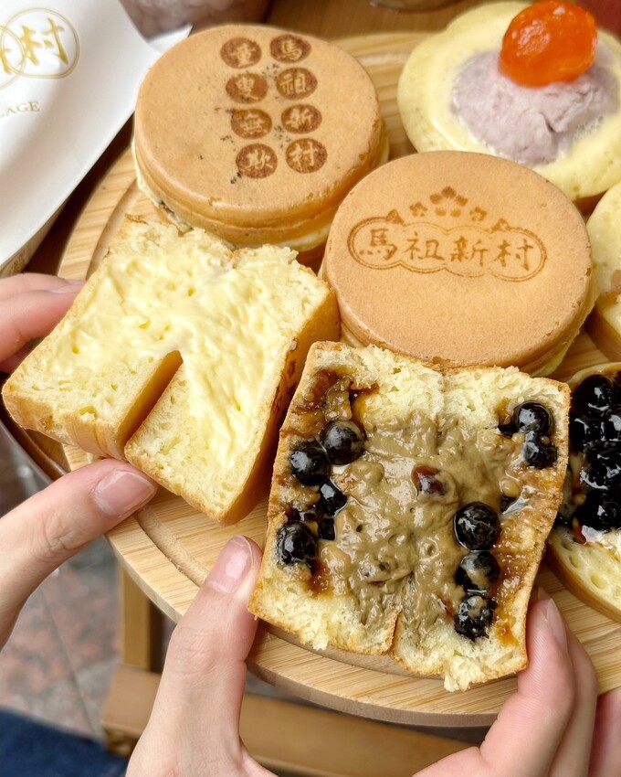 新品報報！下午茶點心好夥伴「馬祖新村中壢SOGO店」推出全新爆餡車輪餅啦！激推「復刻塩味奶油、珍珠奶茶」，還有夏季限定的西瓜芒果系列飲品可以選擇！ - 阿華田的美食日記