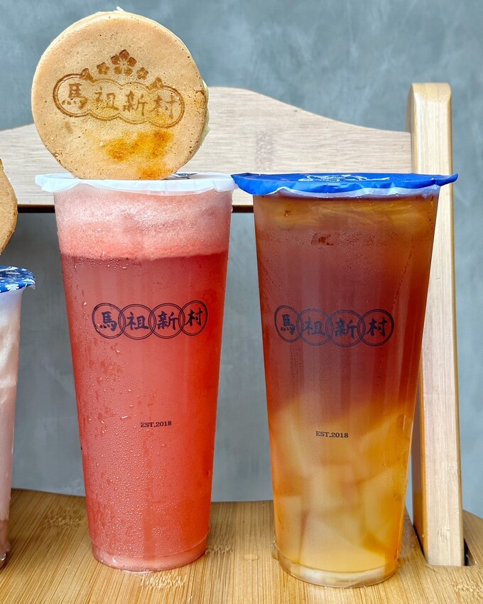 新品報報！下午茶點心好夥伴「馬祖新村中壢SOGO店」推出全新爆餡車輪餅啦！激推「復刻塩味奶油、珍珠奶茶」，還有夏季限定的西瓜芒果系列飲品可以選擇！ - 阿華田的美食日記