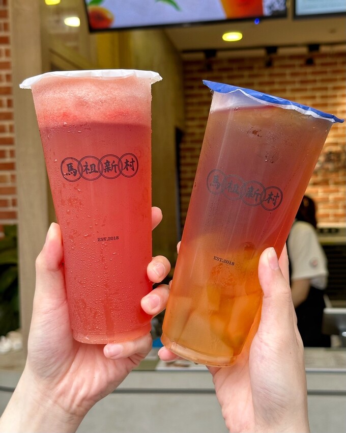 新品報報！下午茶點心好夥伴「馬祖新村中壢SOGO店」推出全新爆餡車輪餅啦！激推「復刻塩味奶油、珍珠奶茶」，還有夏季限定的西瓜芒果系列飲品可以選擇！ - 阿華田的美食日記