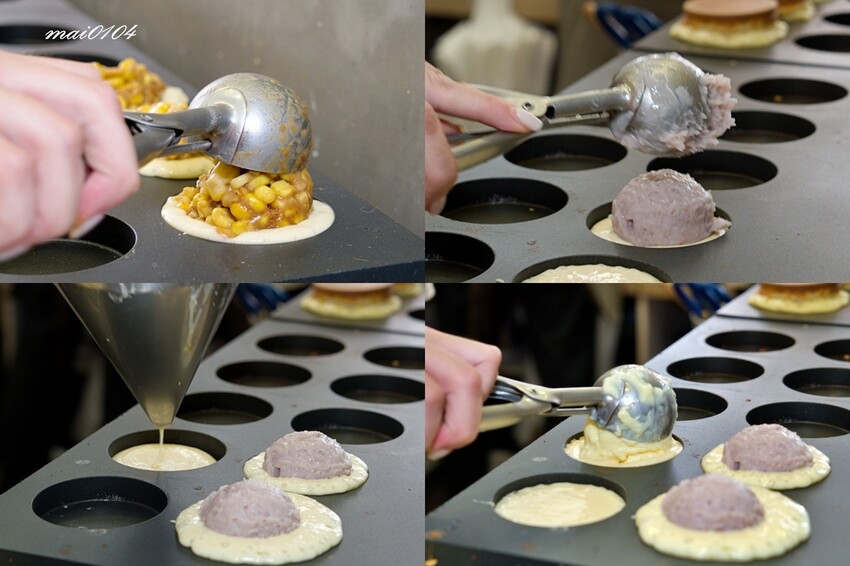 中壢馬祖新村推出超猛的『青花椒菜脯』、『烤玉米』鹹口味車輪餅