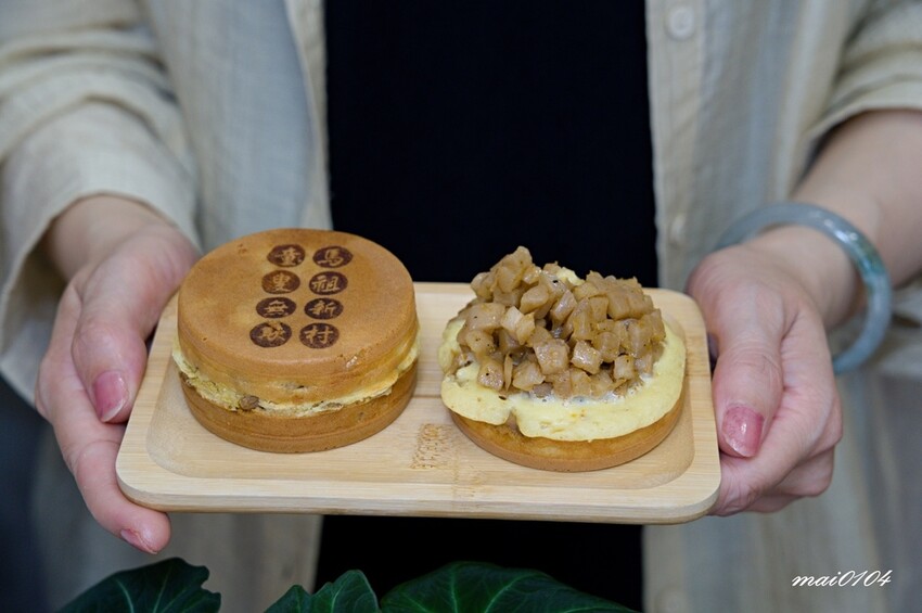 中壢馬祖新村推出超猛的『青花椒菜脯』、『烤玉米』鹹口味車輪餅