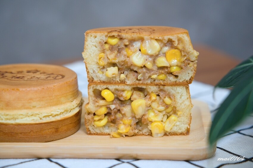 中壢馬祖新村推出超猛的『青花椒菜脯』、『烤玉米』鹹口味車輪餅