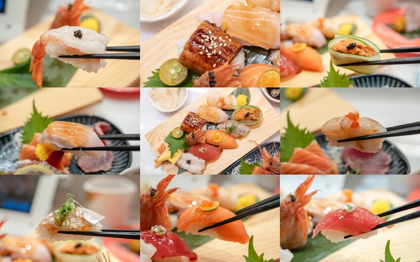 台北美食|光り鮨 光迴轉壽司~台北松山區全新開幕迴轉壽司,挑戰全台握壽司最低價,喜歡吃日本壽司刺身的