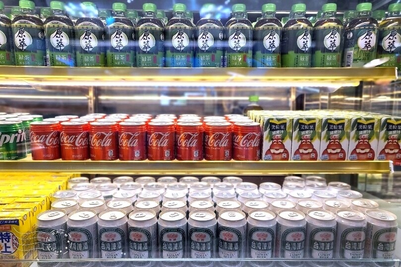 葛瑪蘭之星飯店自助餐:飲料櫃