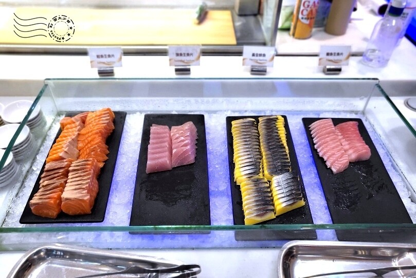 葛瑪蘭之星飯店自助餐:生魚片