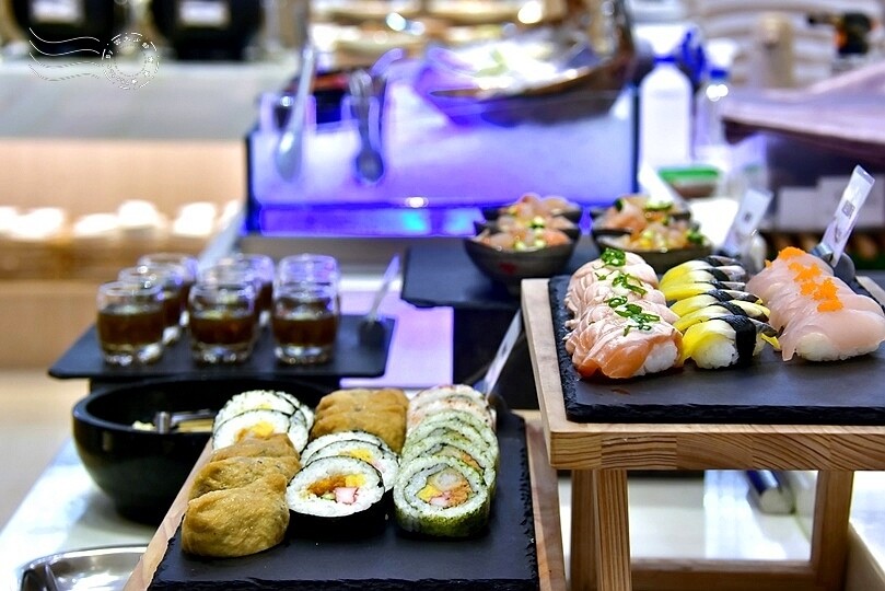 葛瑪蘭之星飯店自助餐:壽司區