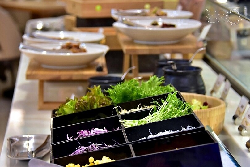 葛瑪蘭之星飯店自助餐:生菜沙拉區