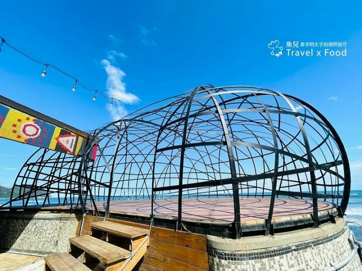 無邊際湛藍海景,峇里島風發呆亭,海明漾泰式料理景觀餐廳 @魚兒 x 牽手明太子的「視」界旅行