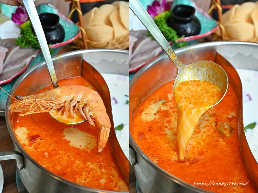 泰滾泰式火鍋｜都市中絕美叢林系泰式火鍋店，口味道地，蝦片無限吃到飽，超狂限時優惠一百元發票就送一百隻蝦！