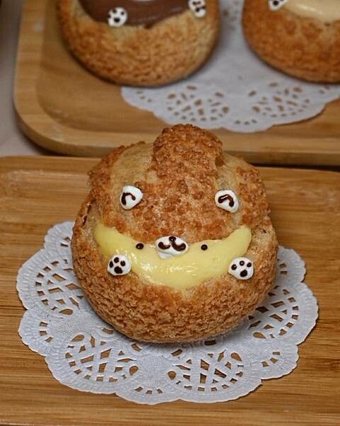 帕菲puffy｜鳳山區美食｜親子、寵物友善餐廳｜鳳凌廣場周邊義式餐廳｜三色萌熊泡芙、義大利麵、燉飯