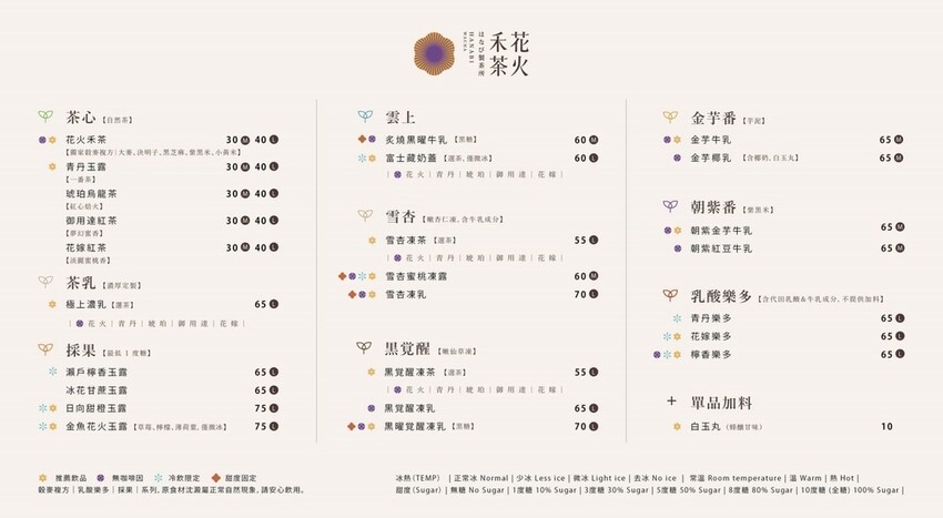 桃園楊梅飲品｜花火禾茶～新開幕！新品牌！茶品如煙花般綻放出多層次的口感