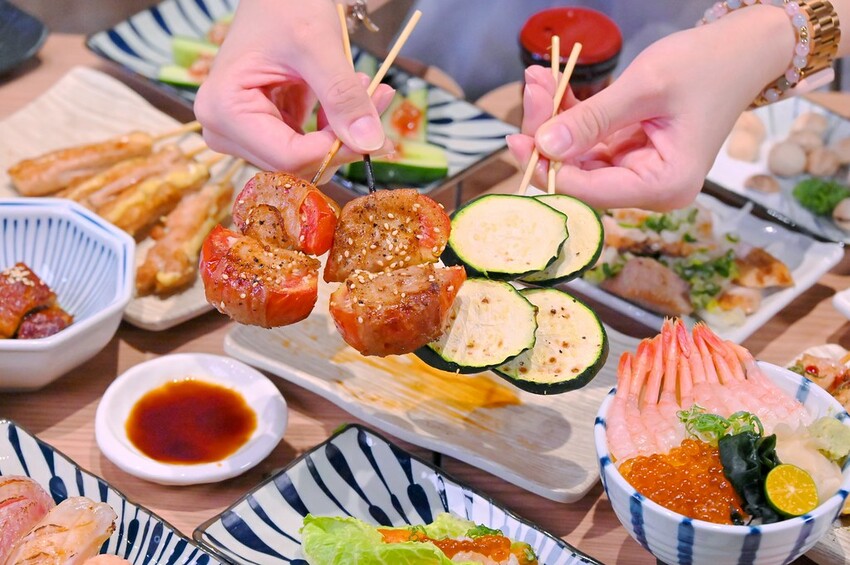 台中勤美新開幕台中勤美居酒屋 豪華海鮮丼飯 日式關東煮 串燒都推薦/百川酒場